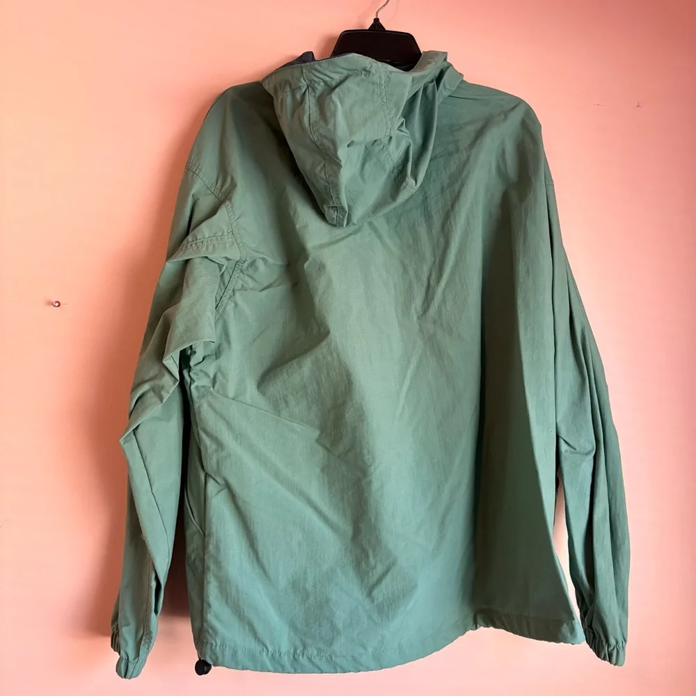 Columbia Sage Green Hooded Pullover Jacket